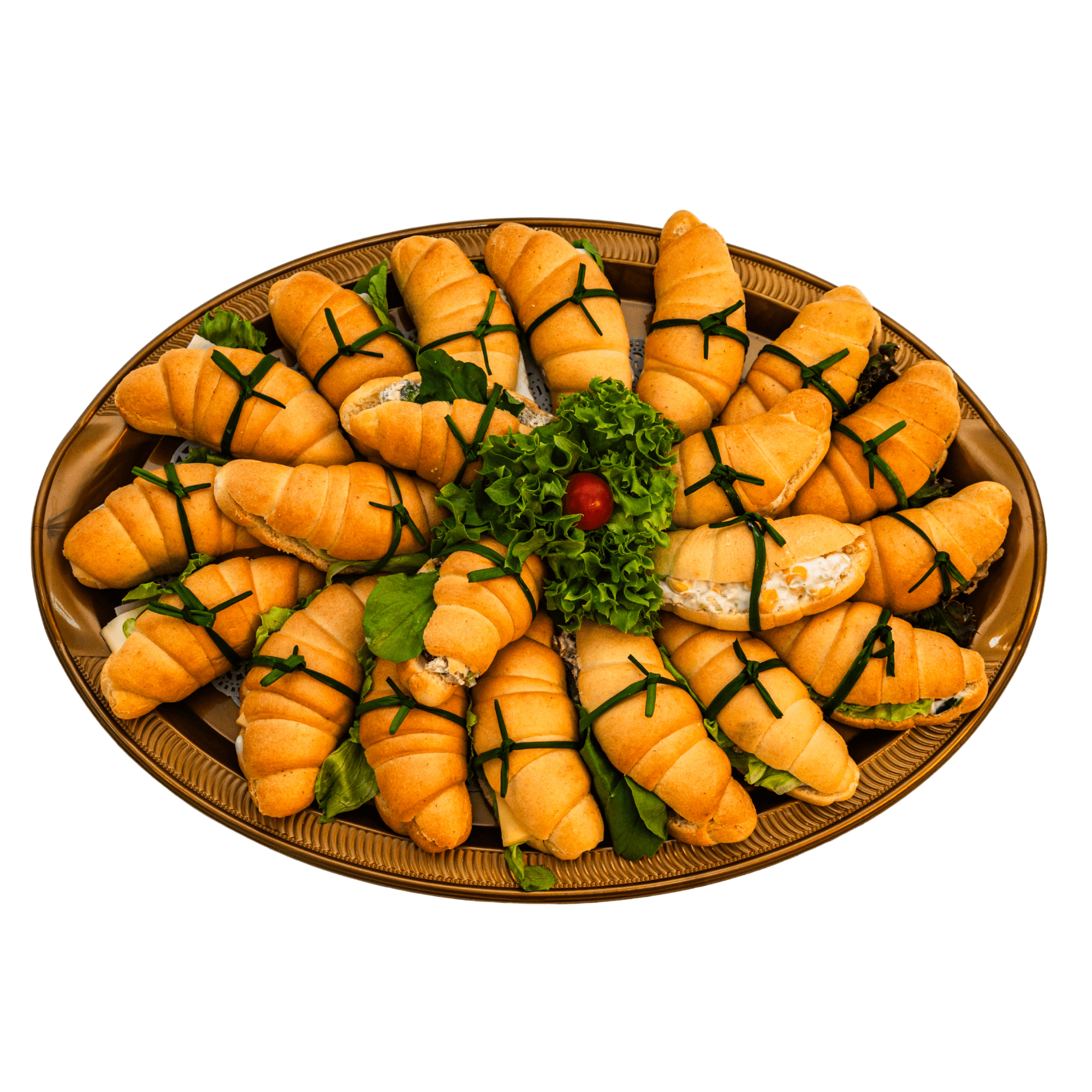 Bread Croissant Sandwich Tray 20 Pcs