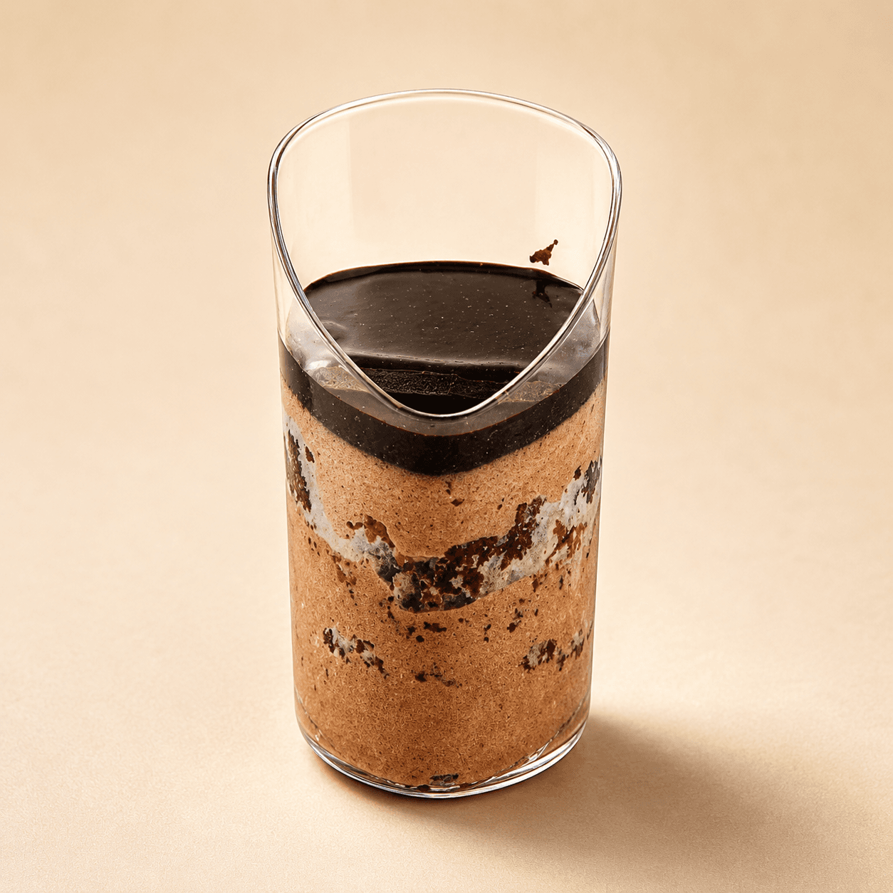 Dessert Glass Chocolate Crunchy